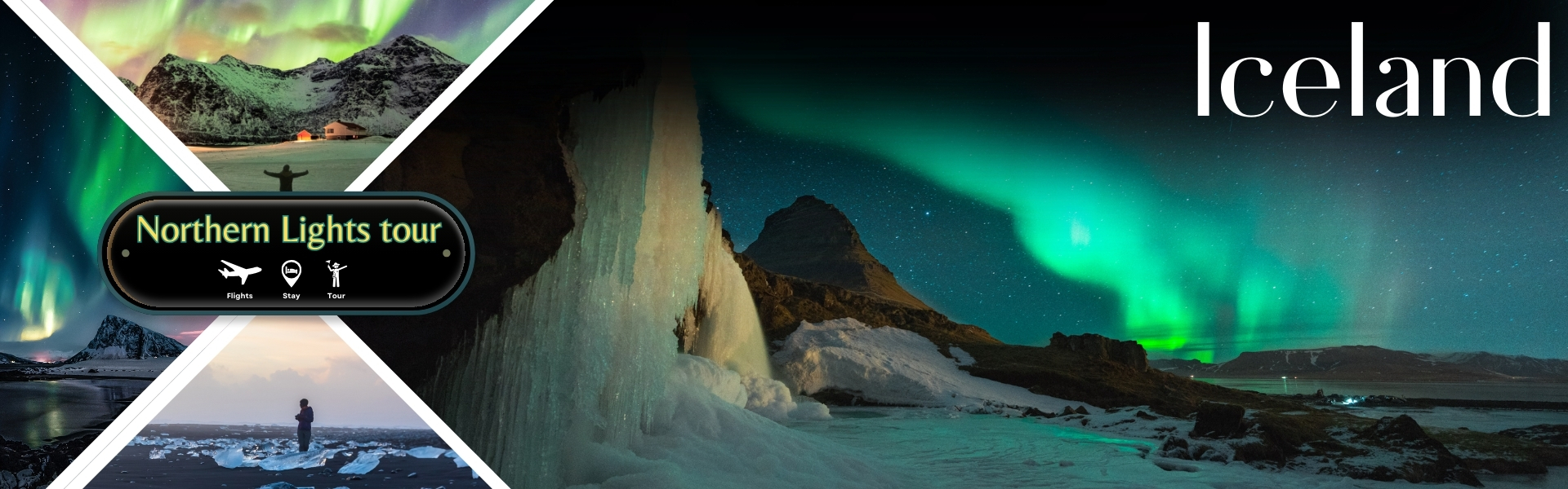 Iceland with Northern Lights